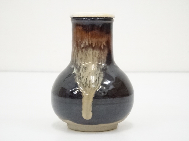 桶谷定一作　鶴首茶入　美品‼️ 道具 ] - 道具 京焼 桶谷定一造 鶴首茶入（共箱） □z | ネット